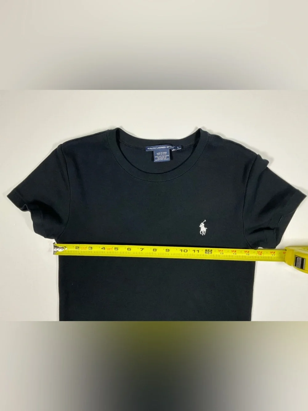 Ralph Lauren Sport Crew Neck‎ Tee Size Large Black
